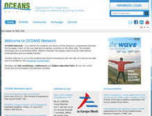 Tablet Screenshot of oceans-network.eu
